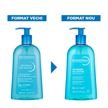 Gel de dus Atoderm, 500 ml, Bioderma 818309