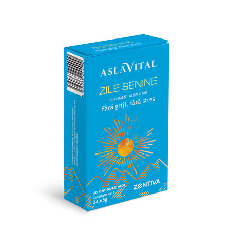 Zile senine Aslavital, 30 capsule moi, Zentiva 644532