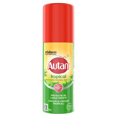 Spray uscat repelent impotriva insectelor, 50 ml, Autan
