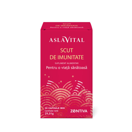 Scut de imunitate Aslavital, 30 capsule moi, Zentiva