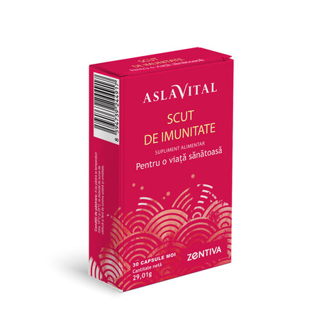 Scut de imunitate Aslavital, 30 capsule moi, Zentiva 644512