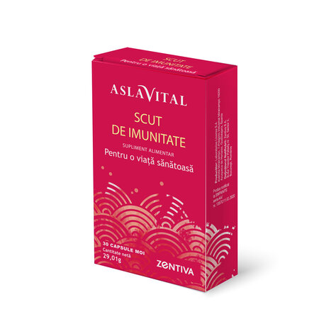 Scut de imunitate Aslavital, 30 capsule moi, Zentiva 644514