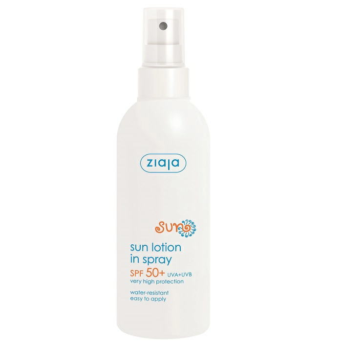  Lotiune spray hidratanta rezistenta la apa SPF 50+, 170 ml, Ziaja