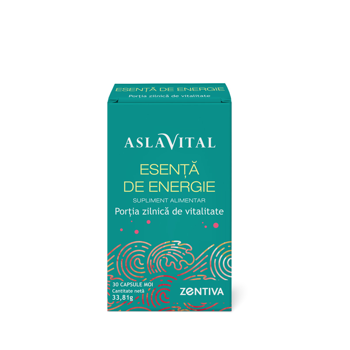 Esenta de Energie portia zilnica de vitalitate Aslavital, 30 capsule moi, Zentiva