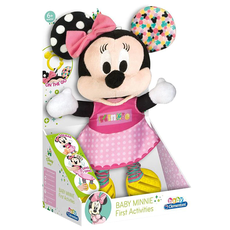 Zornaitoare de plus Baby, 6 luni+, Minnie Mouse