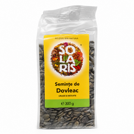 Seminte de dovleac crude, 300 g, Solaris