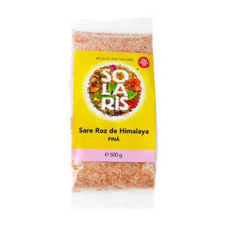 Sare roz de Himalaya fina, 500 g, Solaris