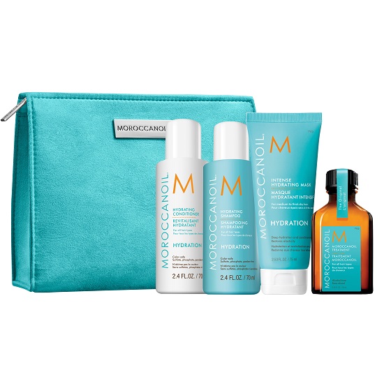 Set Travel Hydration 2021, Moroccanoil