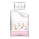 Set lenjerie pentru patut, 4 piese, diverse modele/culori, Bebe Royal 745446