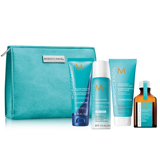 Set Travel Blonde 2021, Moroccanoil