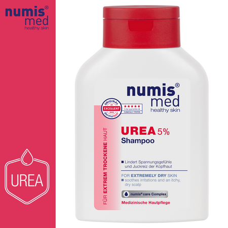 Sampon dermatocosmetic cu Uree 5% pentru par uscat si foarte uscat, 200 ml, Numismed 704107