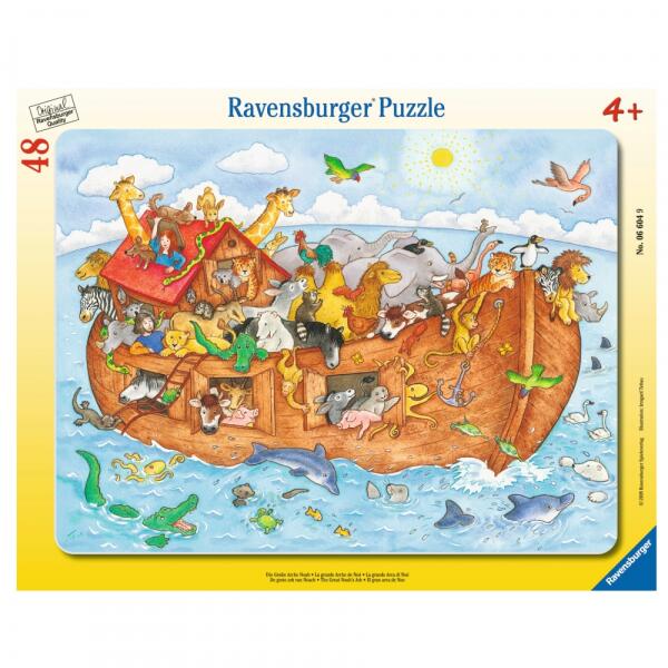 Puzzle Arca lui Noe, +4 ani, 48 piese, Ravensburger