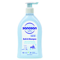 Sampon si spumant de baie, +0 luni, 500 ml, Sanosan