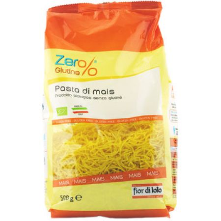 Paste Bio Filini din porumb fara gluten, 500 g, Fior Di Loto