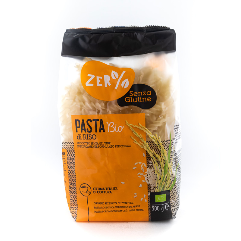 Paste Bio Fusilli din orez fara gluten, 500 g, Fior Di Loto