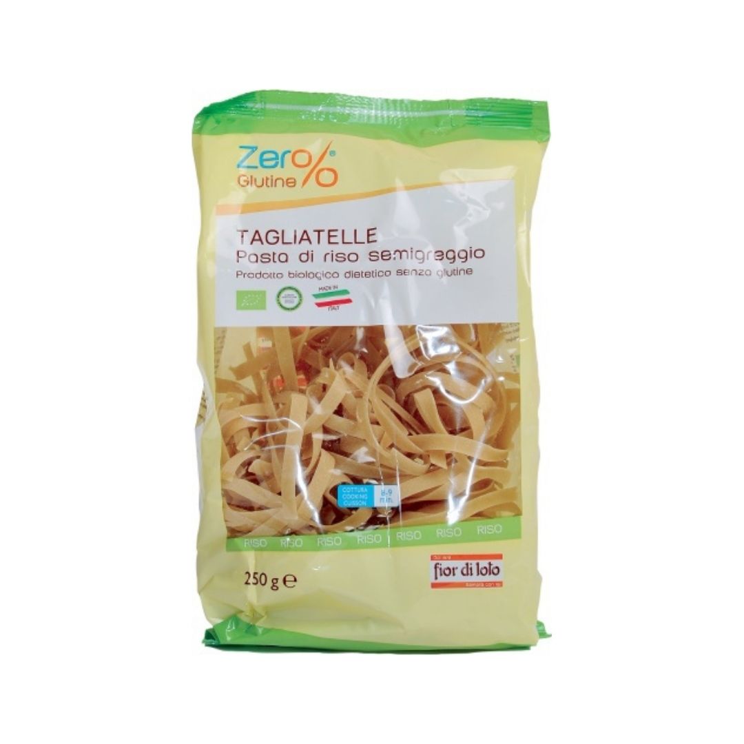 Paste Bio tagliatelle din orez integral fara gluten, 250 g, Fior Di Loto