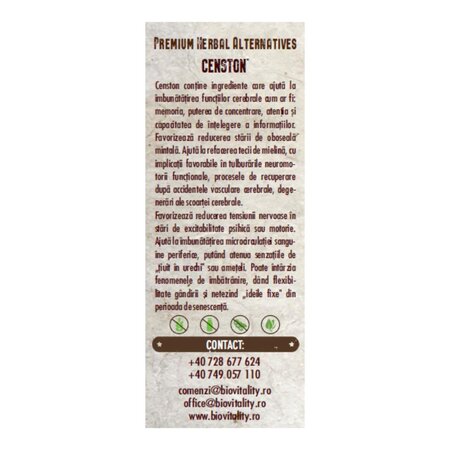Censton, 30 capsule, Bio Vitality 780349