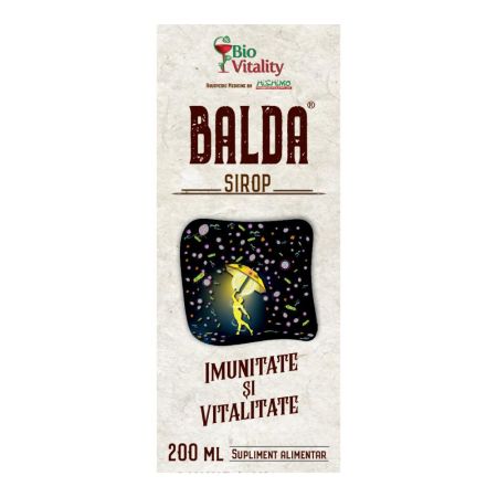Sirop Balda, 200 ml, Bio Vitality