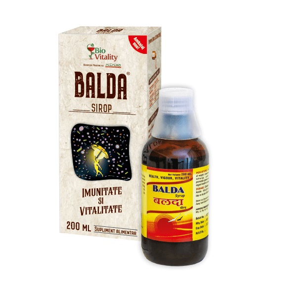 Sirop Balda, 200 ml, Bio Vitality