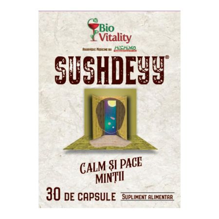 Sushdeyy Calm si pace mintii, 30 capsule, Bio Vitality