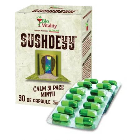 Sushdeyy Calm si pace mintii, 30 capsule, Bio Vitality