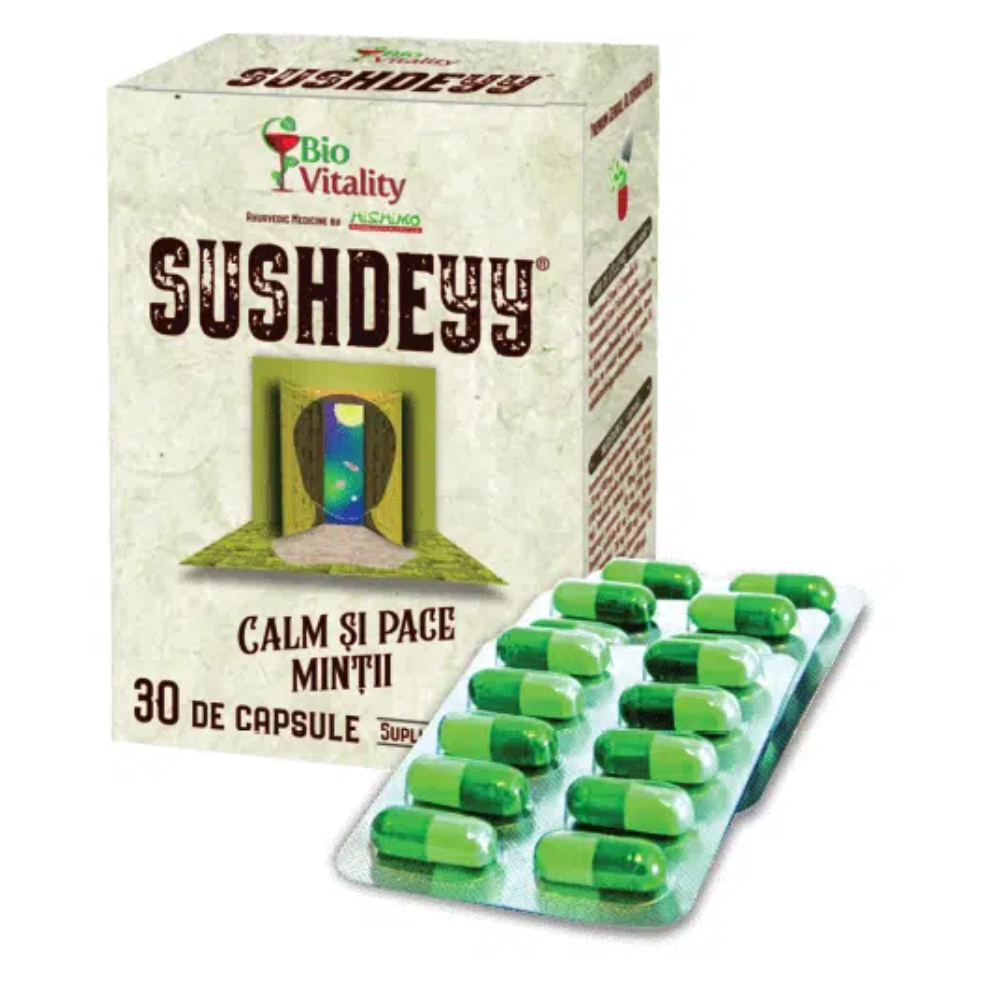 Sushdeyy Calm si pace mintii, 30 capsule, Bio Vitality