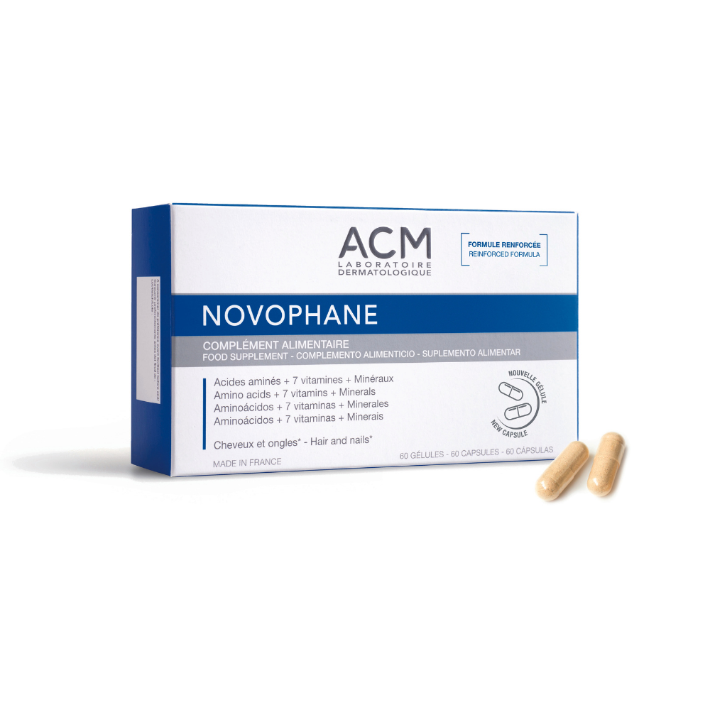 Capsule pentru par si unghii Novophane, 60 bucati, ACM