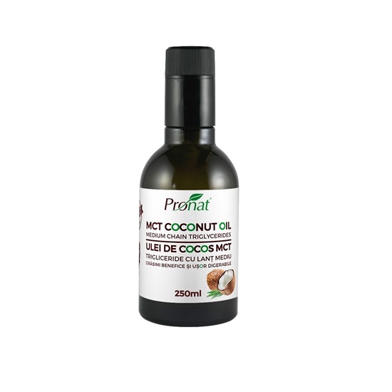 Ulei de cocos MCT, 250 ml, Pronat