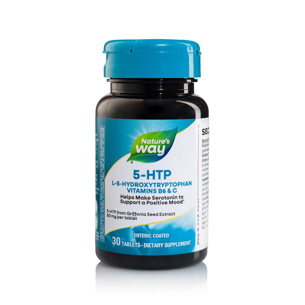 5HTP, 30 tablete filmate gastrorezistente, Natures Way