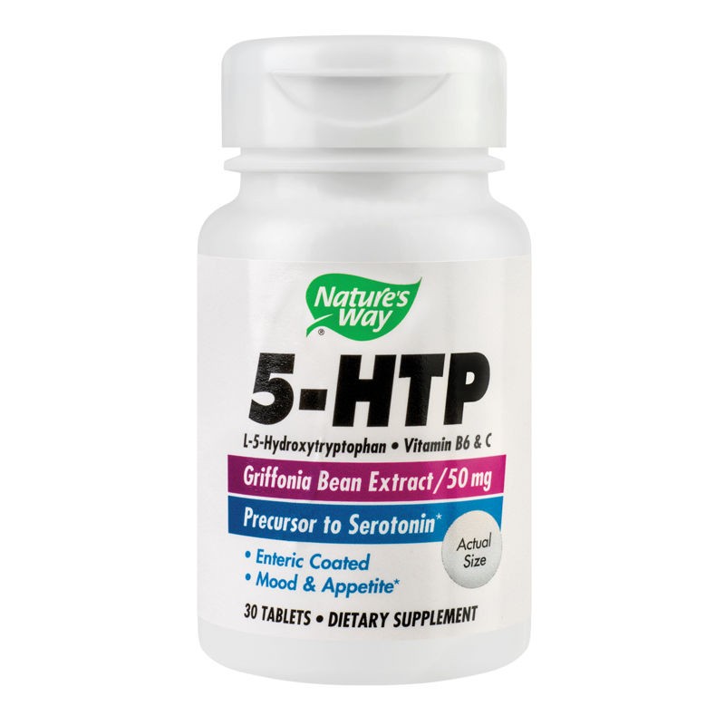 5HTP, 30 tablete filmate gastrorezistente, Natures Way