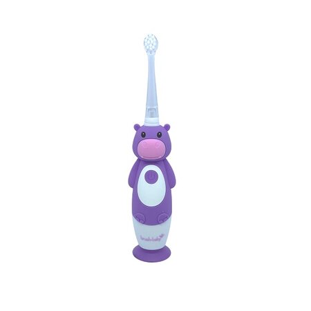 Periuta de dinti electrica reincarcabila  Hipopotam, Wild Ones, Brush Baby 466744