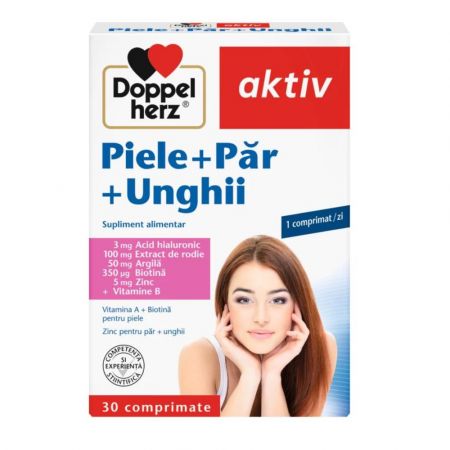 Piele+Par+Unghii Aktiv, 30 comprimate, Doppelherz