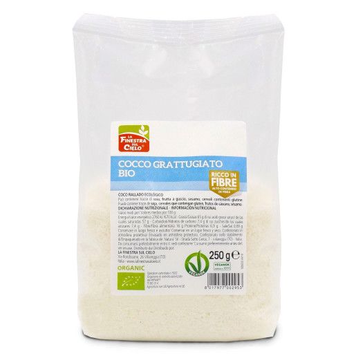 Fulgi de nuca de cocos vegan Bio, 250 g, La Finestra Sul Cielo