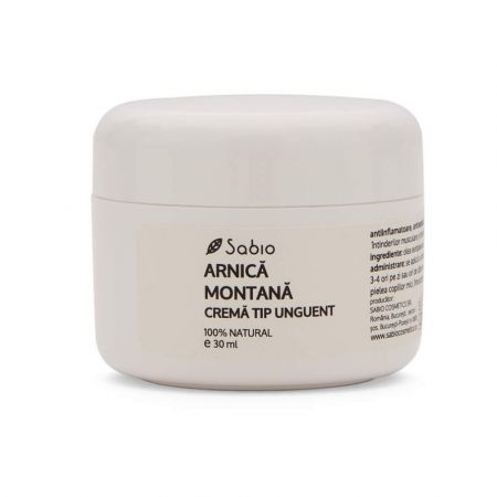 Crema tip unguent cu Arnica montana, 30 ml, Sabio