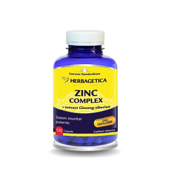 Zinc Complex, 120 capsule, Herbagetica