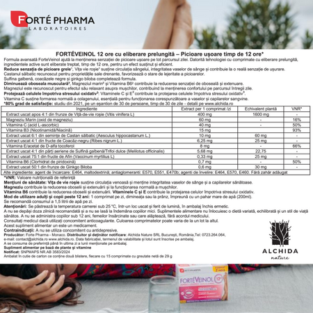 Forte Veinol, 30 comprimate, Forte Pharma 765958