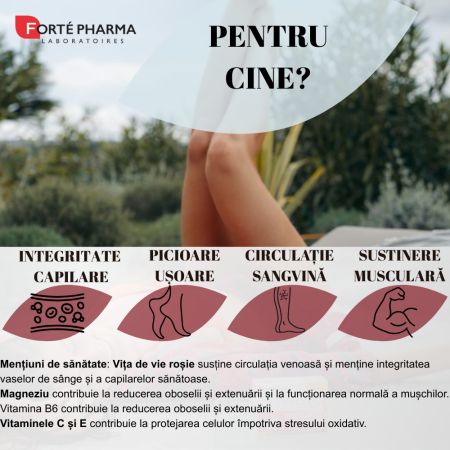 Forte Veinol, 30 comprimate, Forte Pharma 765956