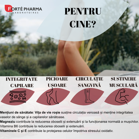 Forte Veinol, 30 comprimate, Forte Pharma 765956