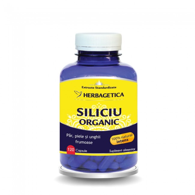 Siliciu Organic, 120 capsule, Herbagetica