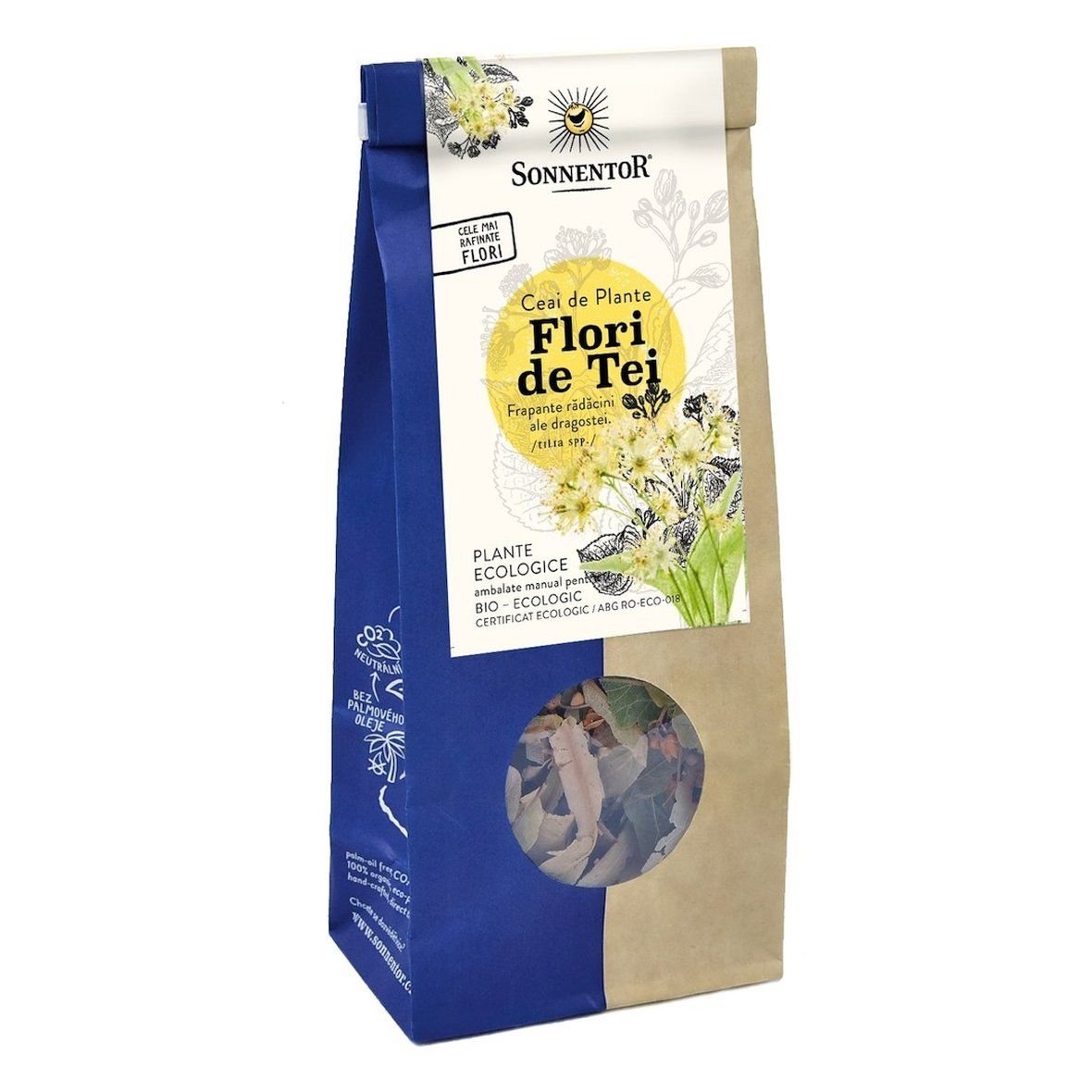 Ceai bio de tei, 35g, Sonnentor