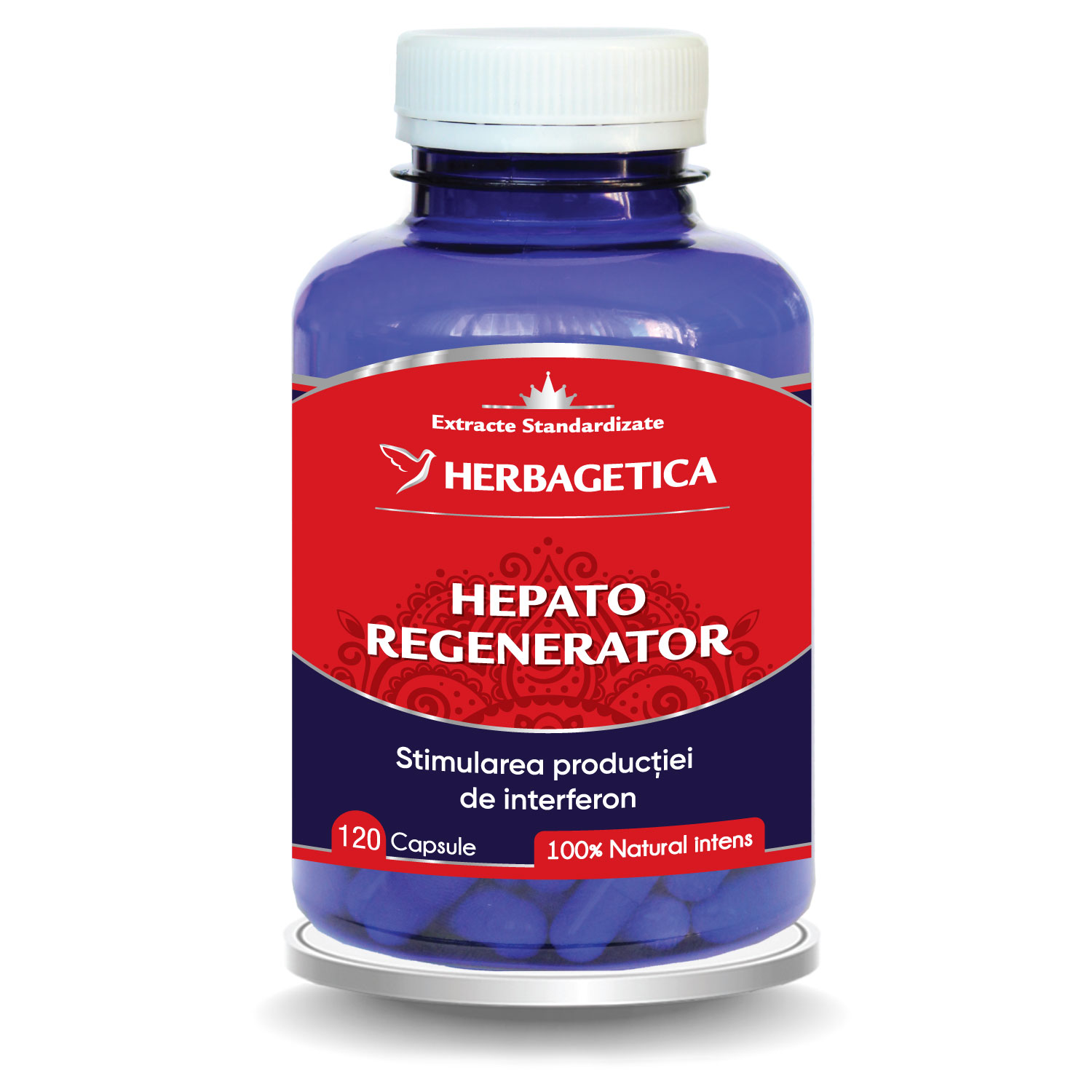 Hepato regenerator, 120 capsule, Herbagetica