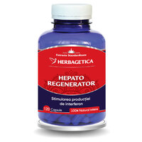 Hepato regenerator, 120 capsule, Herbagetica