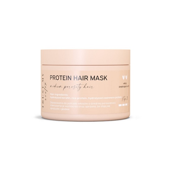 Masca pentru porozitate medie, Protein Hair Mask 150 gr, Trust My Sister