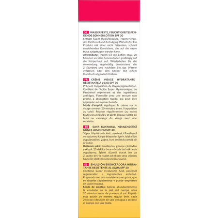 Lotiune de protectie solara pentru corp cu SPF 30, 200 ml, Hada Labo Tokyo 802003