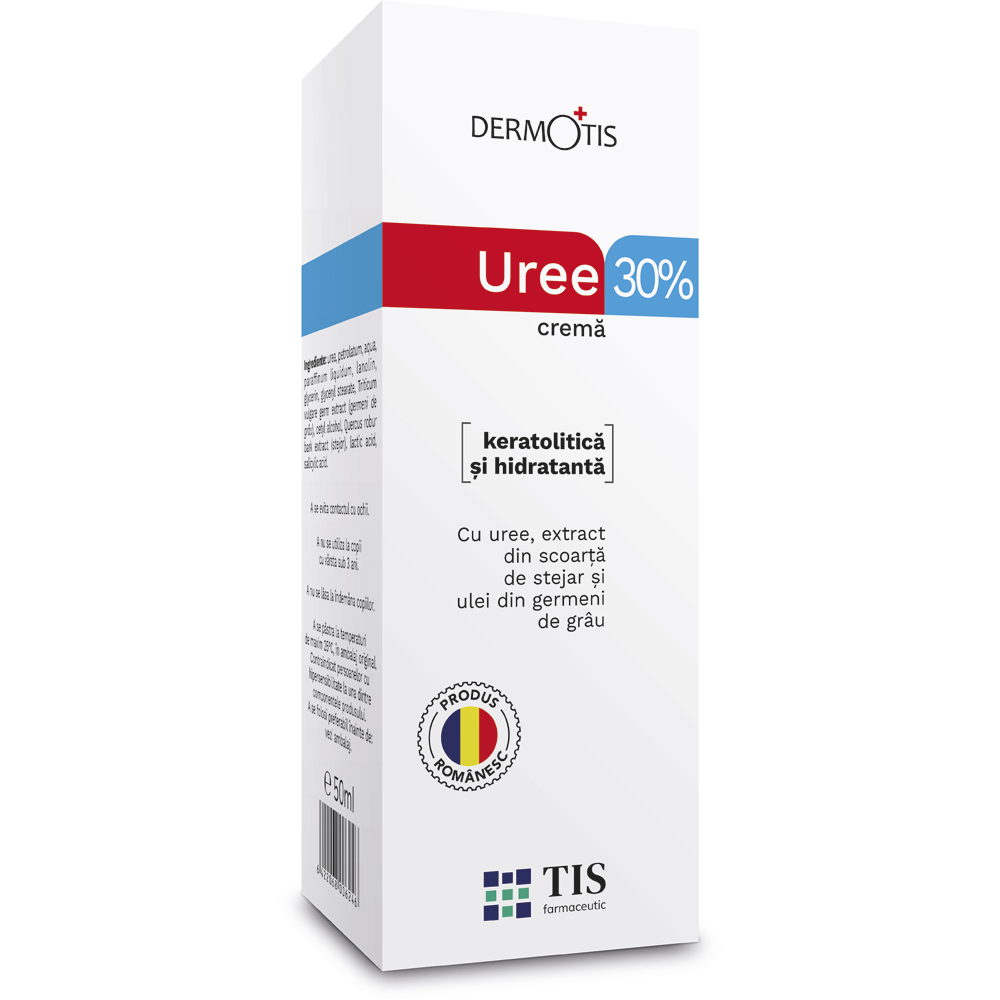 Dermotis cu uree 30%, crema, 50 ml, Tis Farmaceutic