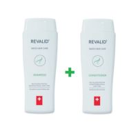 Pachet sampon revitalizant cu proteine, 250 ml + Balsam revitalizant, 250 ml, Revalid