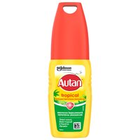 Lotiune cu efect repelent pentru insecte Tropical, 100 ml, Autan