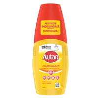 Lotiune cu efect repelent pentru insecte Multi Insect, 100 ml, Autan