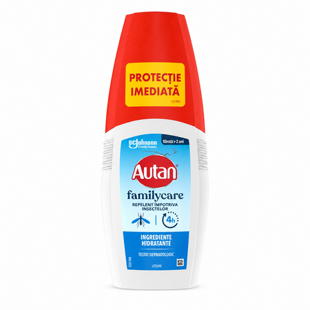 Lotiune cu efect repelent pentru tantari Family Care, 100 ml, Autan