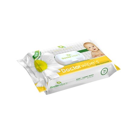 Servetele umede cu extract de Musetel Jumbo Pack, 72 bucati, Doctor Wipes 511847